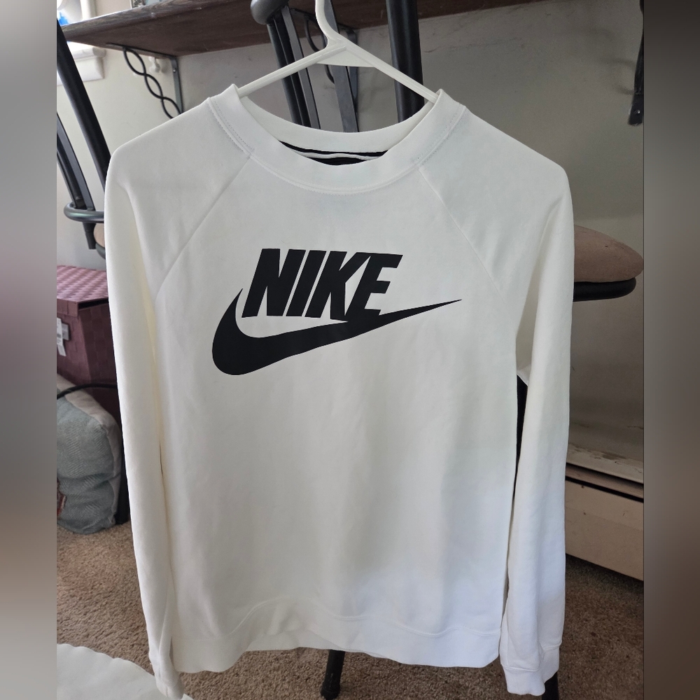 Nike Women's White Sweatshirt